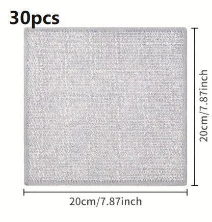 Double-sided Kitchen Oilproof Double-layer Cleaning Scouring Pad