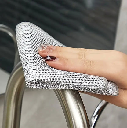 Double-sided Kitchen Oilproof Double-layer Cleaning Scouring Pad