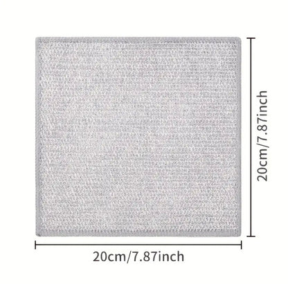 Double-sided Kitchen Oilproof Double-layer Cleaning Scouring Pad